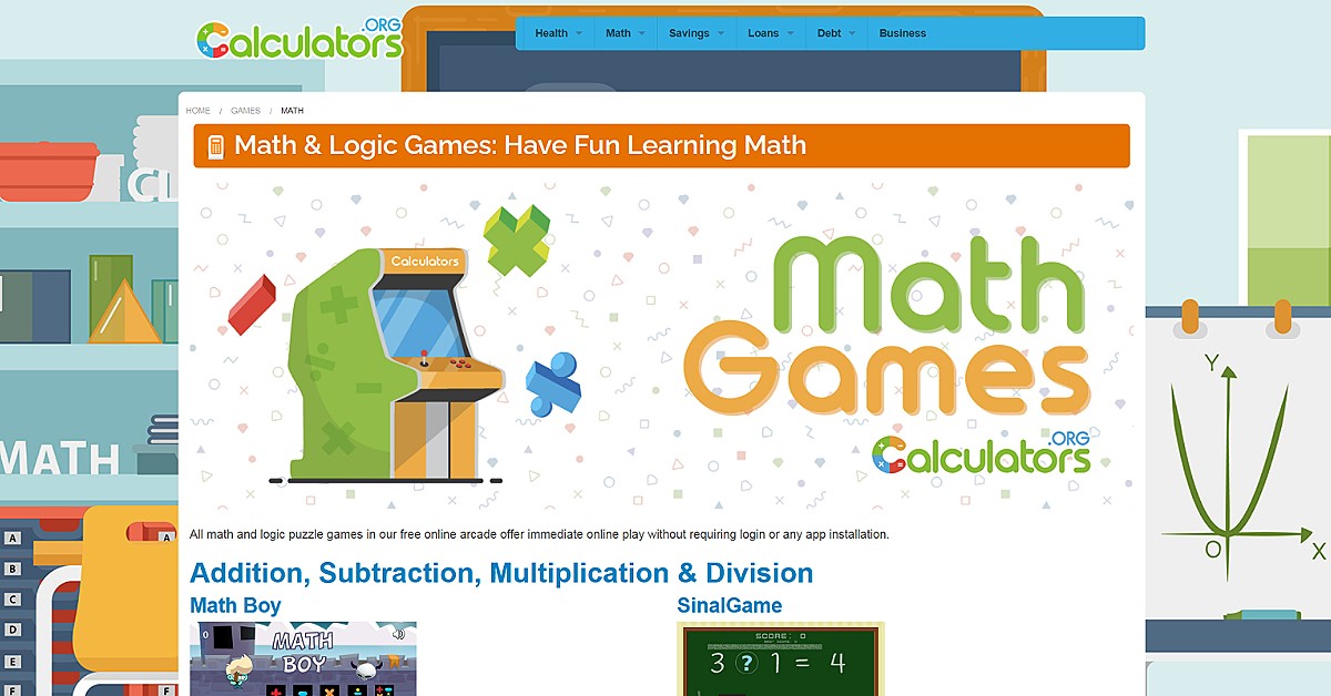 Kids get to learn math while playing games at Calculators dot org Bacolod Lifestyle and Travel