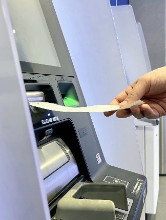 Fast check deposit, check