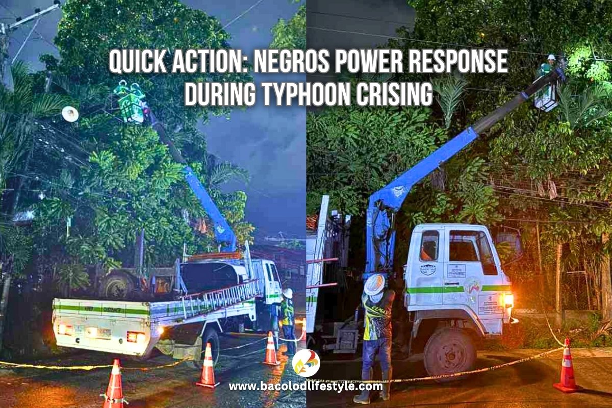 Quick Action Negros Power Response During Typhoon Crising 