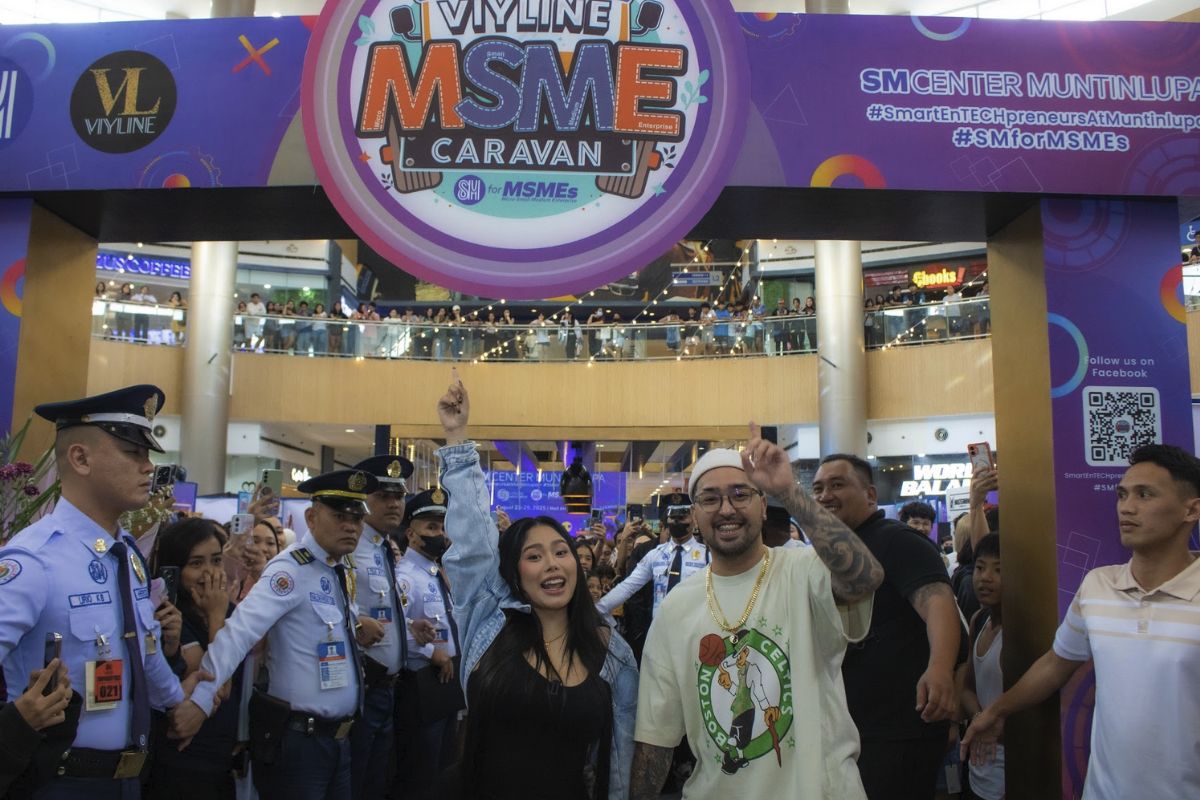 Toni Fowler, owner of FAB and Vince Flores