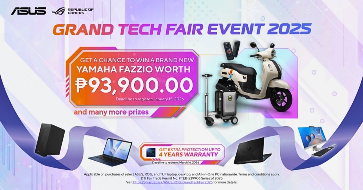 Buy a Laptop or Desktop, Win a Yamaha Mio Fazzio and More