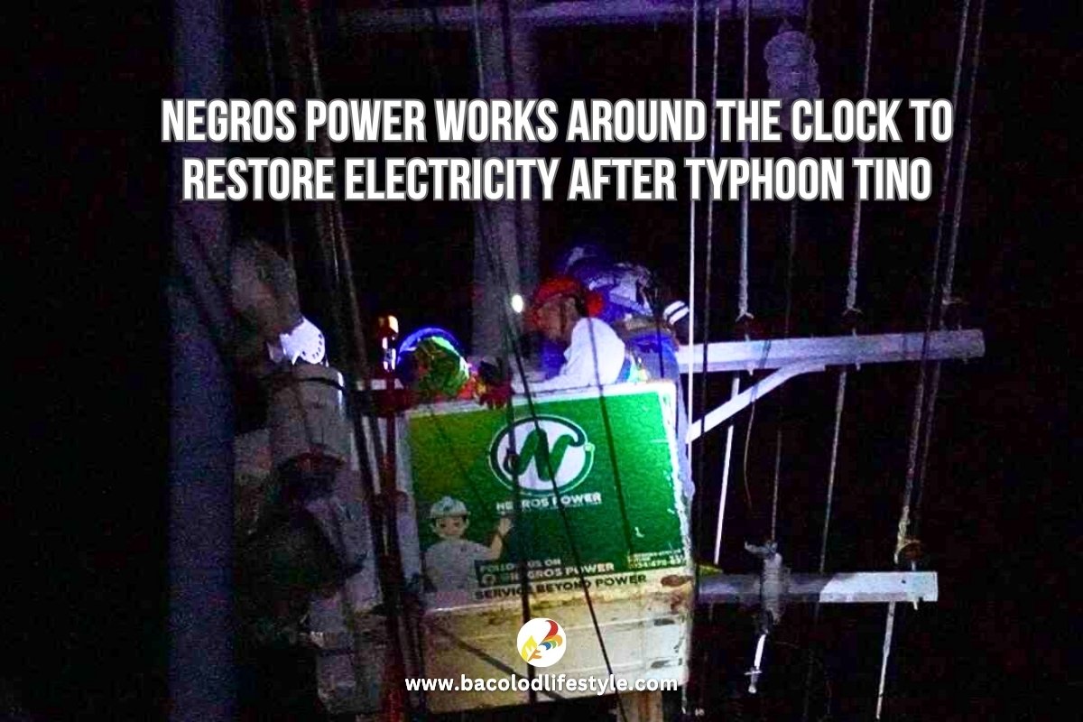Negros Power Speeds Up Restoration After Typhoon Tino in Central Negros