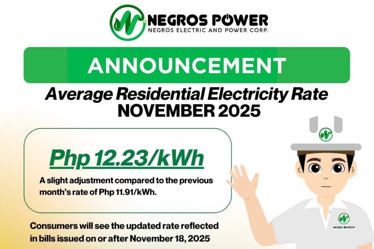 November Electricity Rates Update