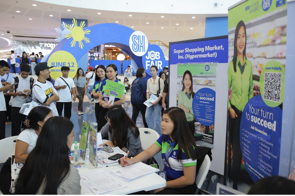 Face-to-face with opportunity as job seekers confidently take part in interviews with top employers at the SM Job Fair.