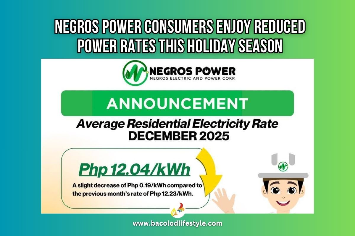 Negros Power Consumers Enjoy Reduced Power Rates This Holiday Season