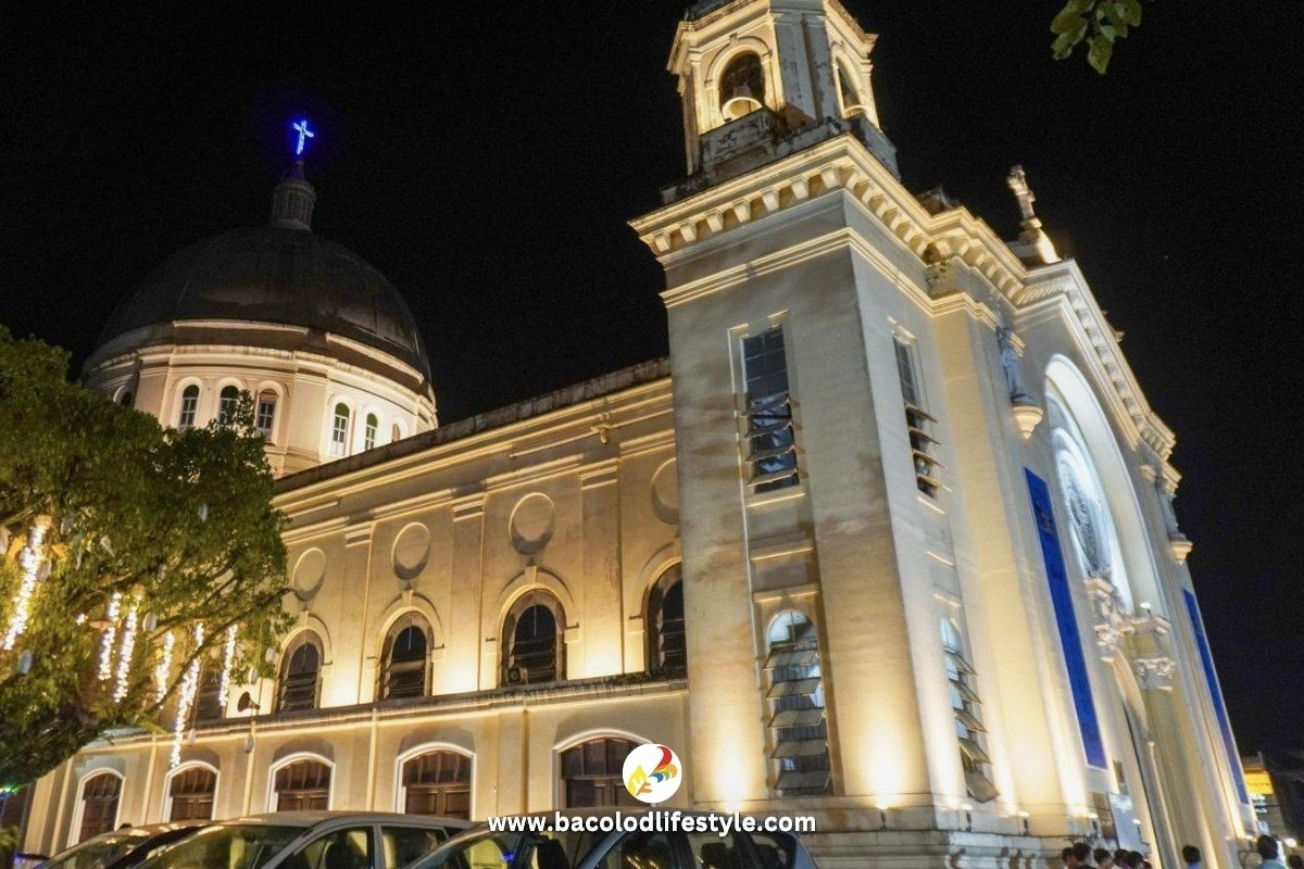 Silay City's San Diego Pro Cathedral Lights Up