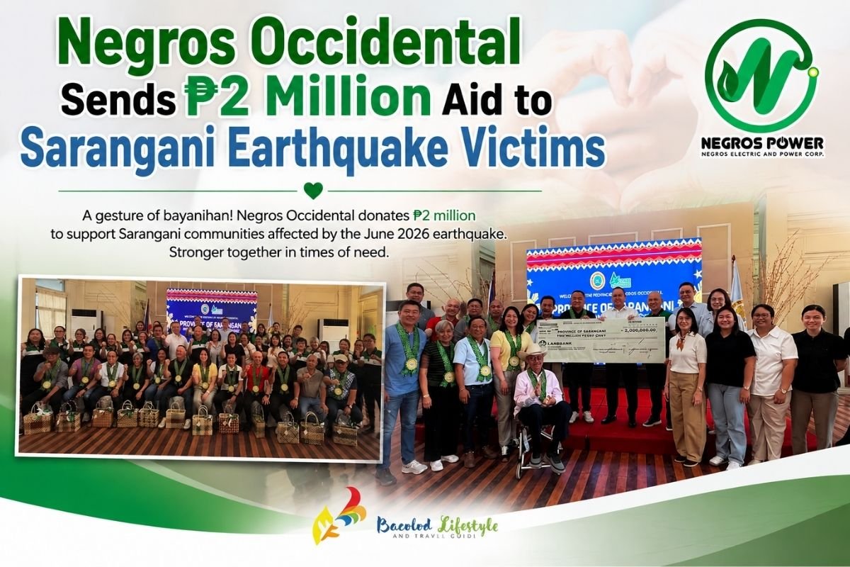Negros Occidental Sends ₱2 Million Aid to Sarangani Earthquake Victims