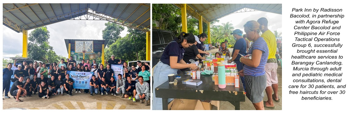 Park Inn by Radisson Bacolod, in partnership with Agora Refuge Center Bacolod and Philippine Air Force