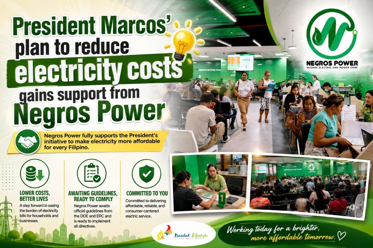 President Marcos' plan to reduce electricity costs gains support from Negros Power