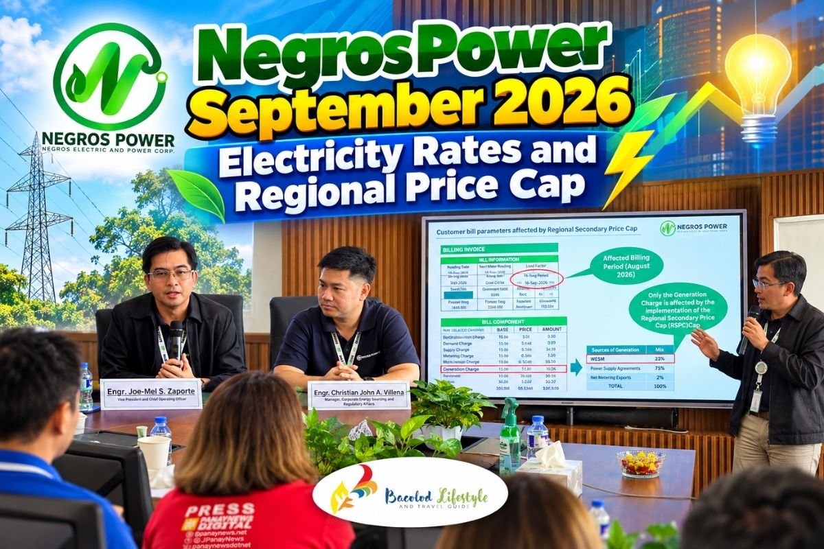 Negros Power September 2026 Electricity Rates and Regional Price Cap