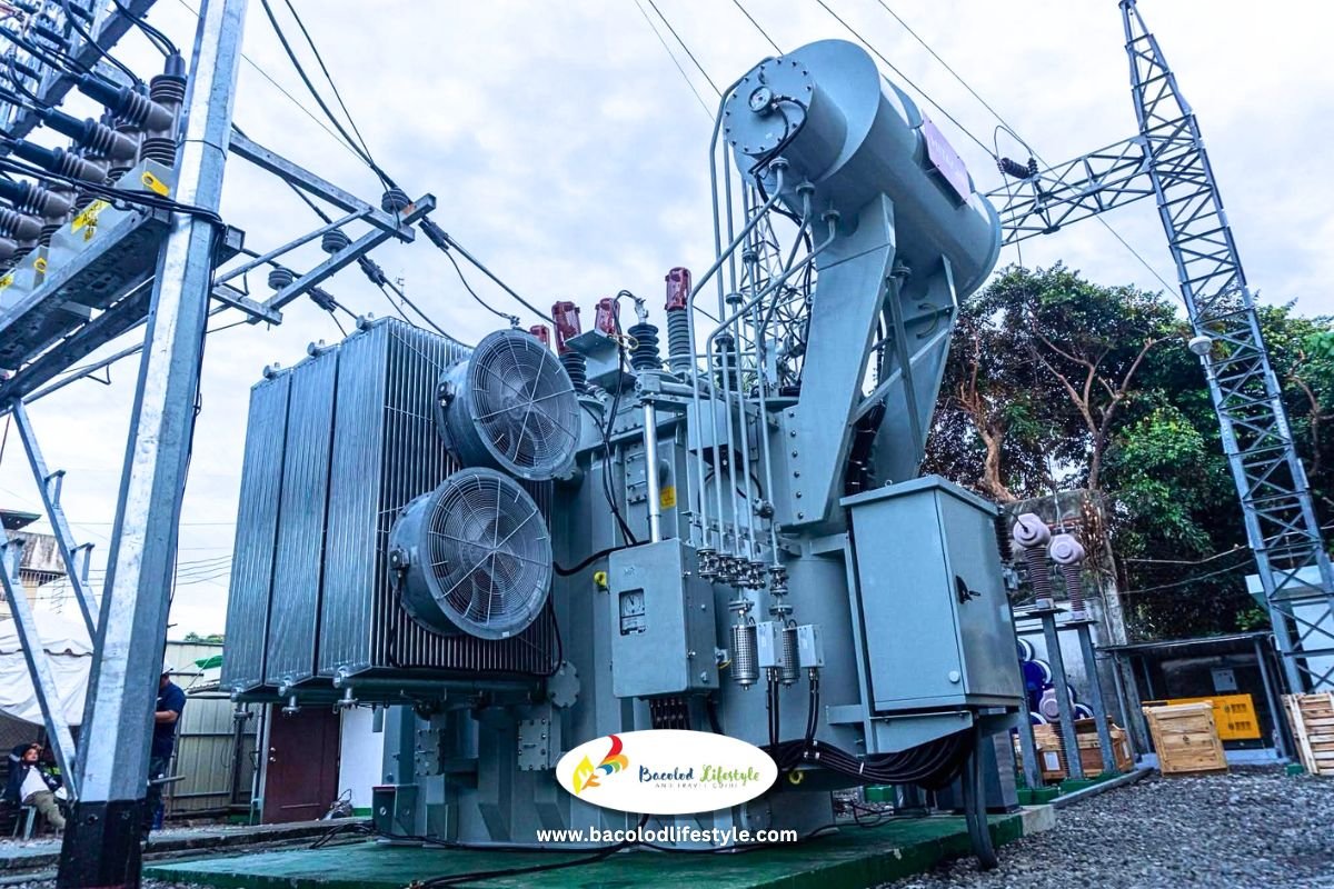 Hitachi Energy 36 MVA Transformer and a voltage rating of 6913.8 kV